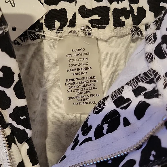 Animal Print Cargo Jogger Pants Boutique Unbranded Cotton Size Small - Picture 9 of 10